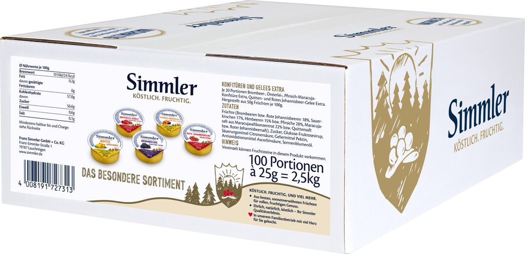 Simmler Das besondere Sortiment 100x25g Produktbild 