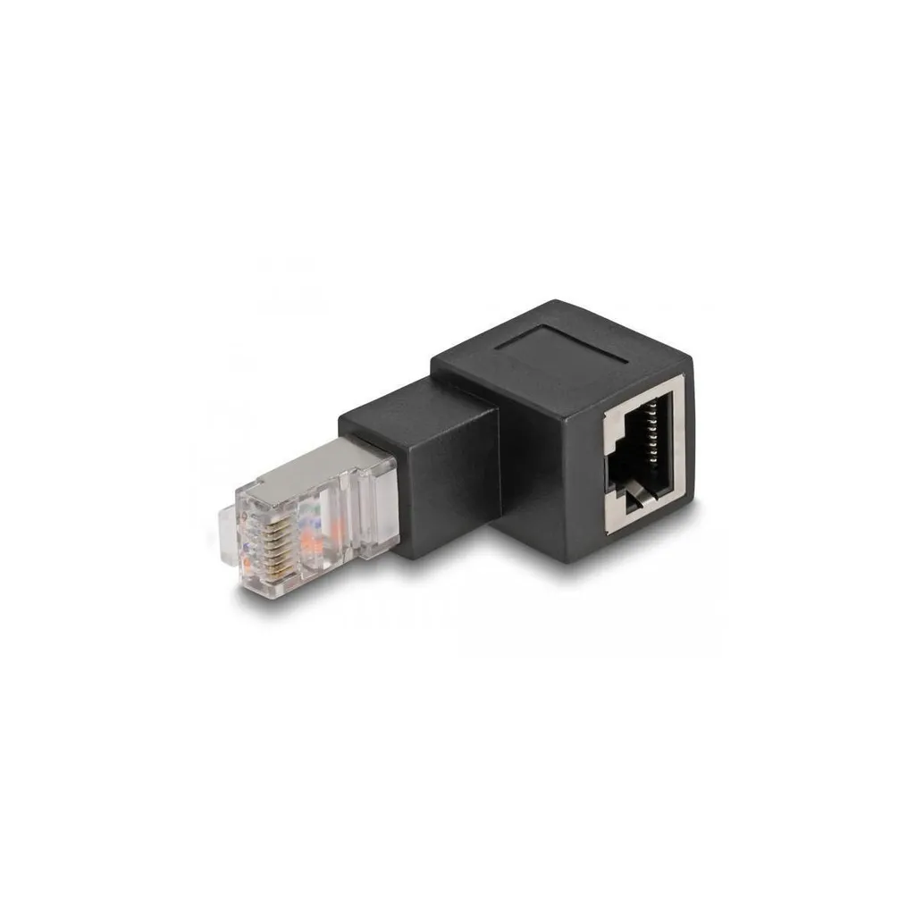 Delock Adattatore RJ45 90° | Risolvi il Problema dei Cavi Piegati - 3