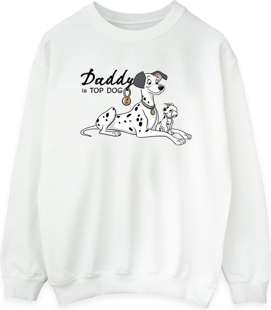 Disney - "101 Dalmatians Top Dog" Sweatshirt für Damen BI20181 (XXL) (Weiß)