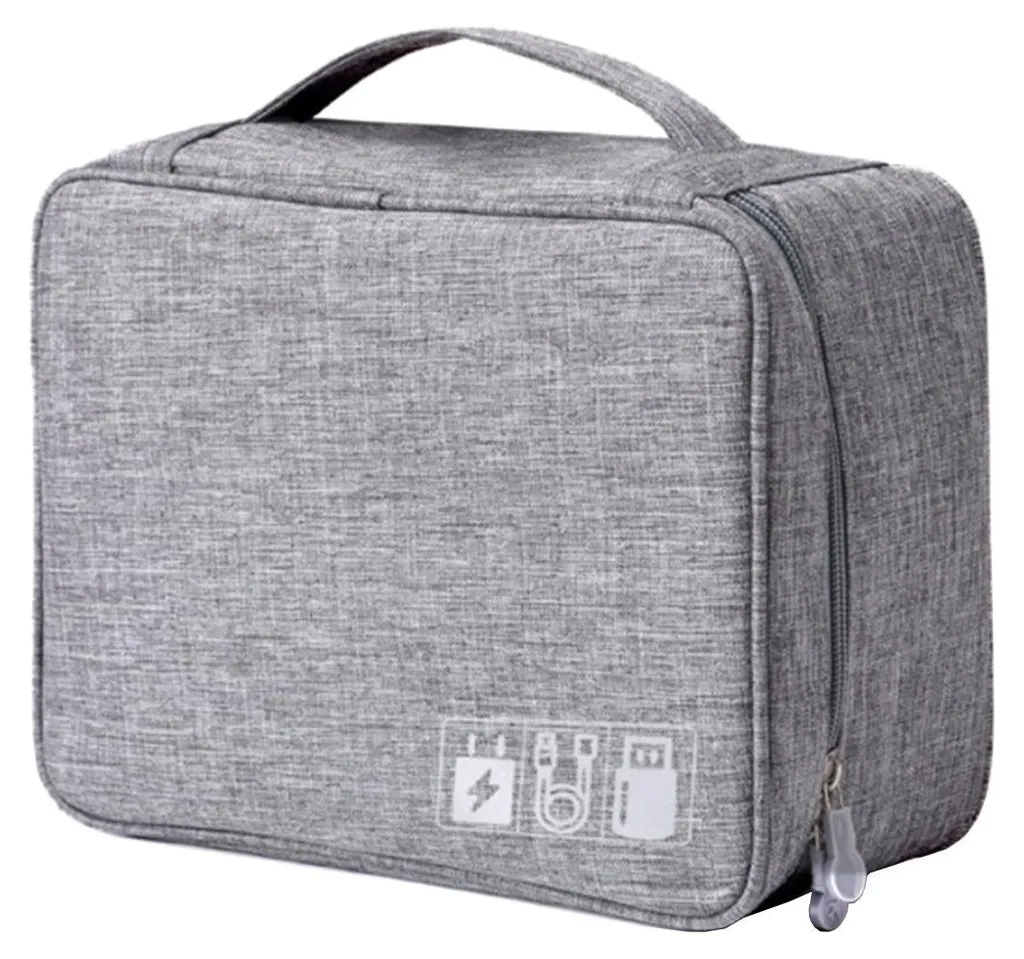 Sac de rangement câbles gris avec compartiments ajustables pour APT - 4