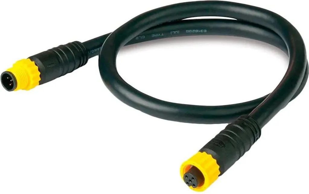 Câble de dérivation Bep Marine NMEA 2000 noir 1m pour réseau de bord