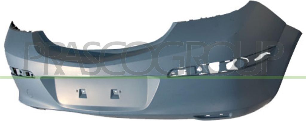 PRASCO Heckstoßstange Stoßfänger Hinten für OPEL Astra H Schrägheck (A04) Astra H GTC (A04)