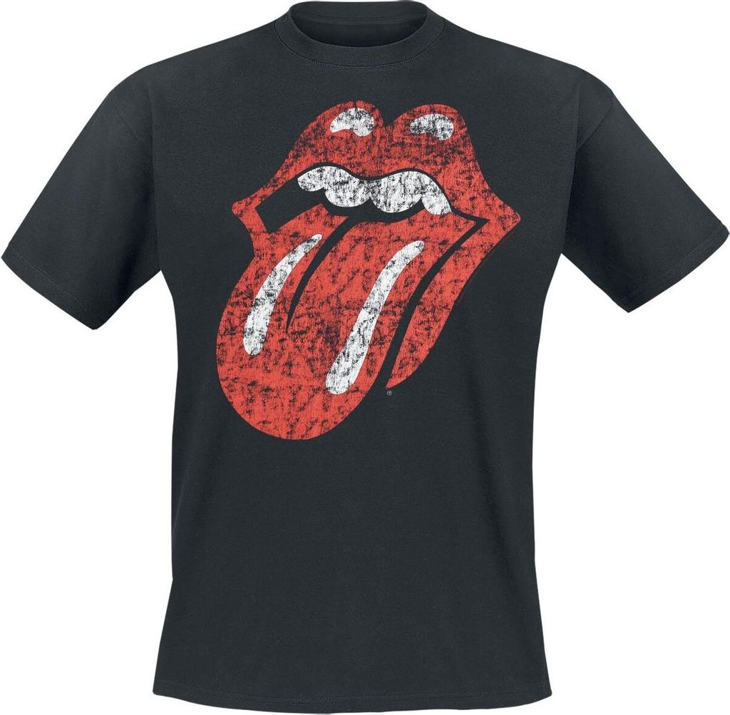 The Rolling Stones T-Shirt Herren Classic Tongue - Heavyweight schwarz L