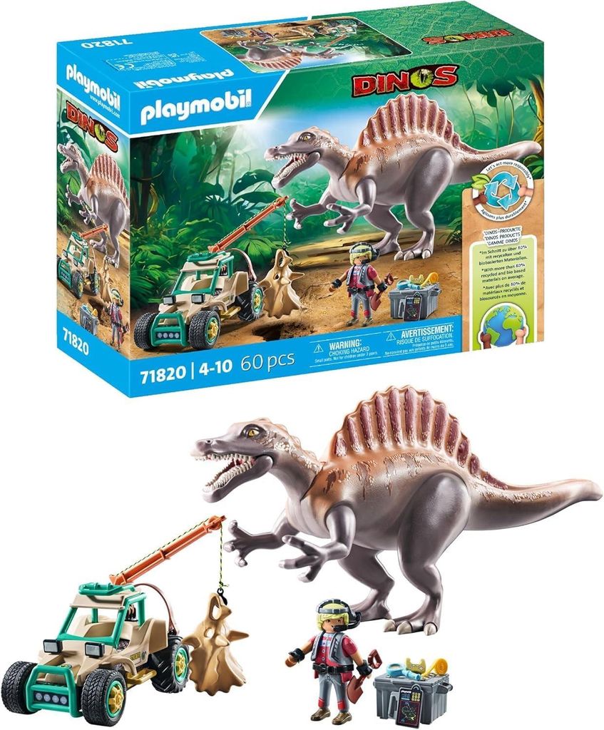 PLAYMOBIL Dinos 71820, Akční/dobrodružství, 4 rok/roky, Obrázek produktu 