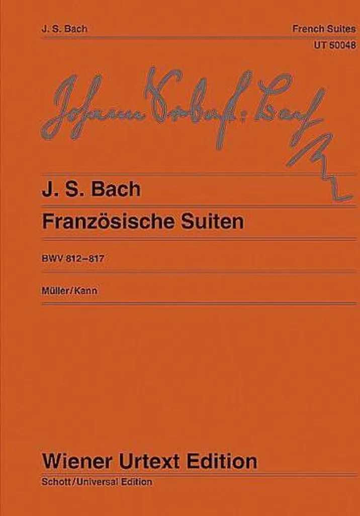 Suites Françaises de Bach BWV 812-817 pour Piano - Édition Urtext