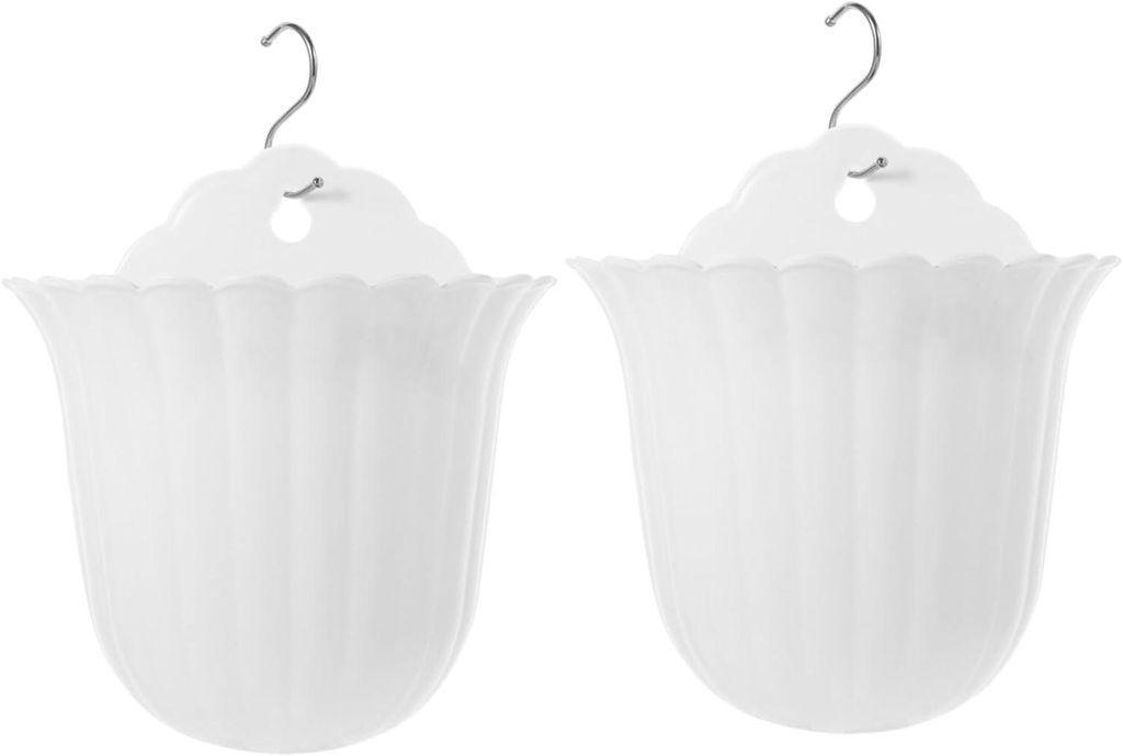 Gatuida 2-teiliges Wandpflanztopf-Set, Hängeampeln für Kakteen und Blumen, elegante Wanddekoration für Wohnzimmer und Balkon