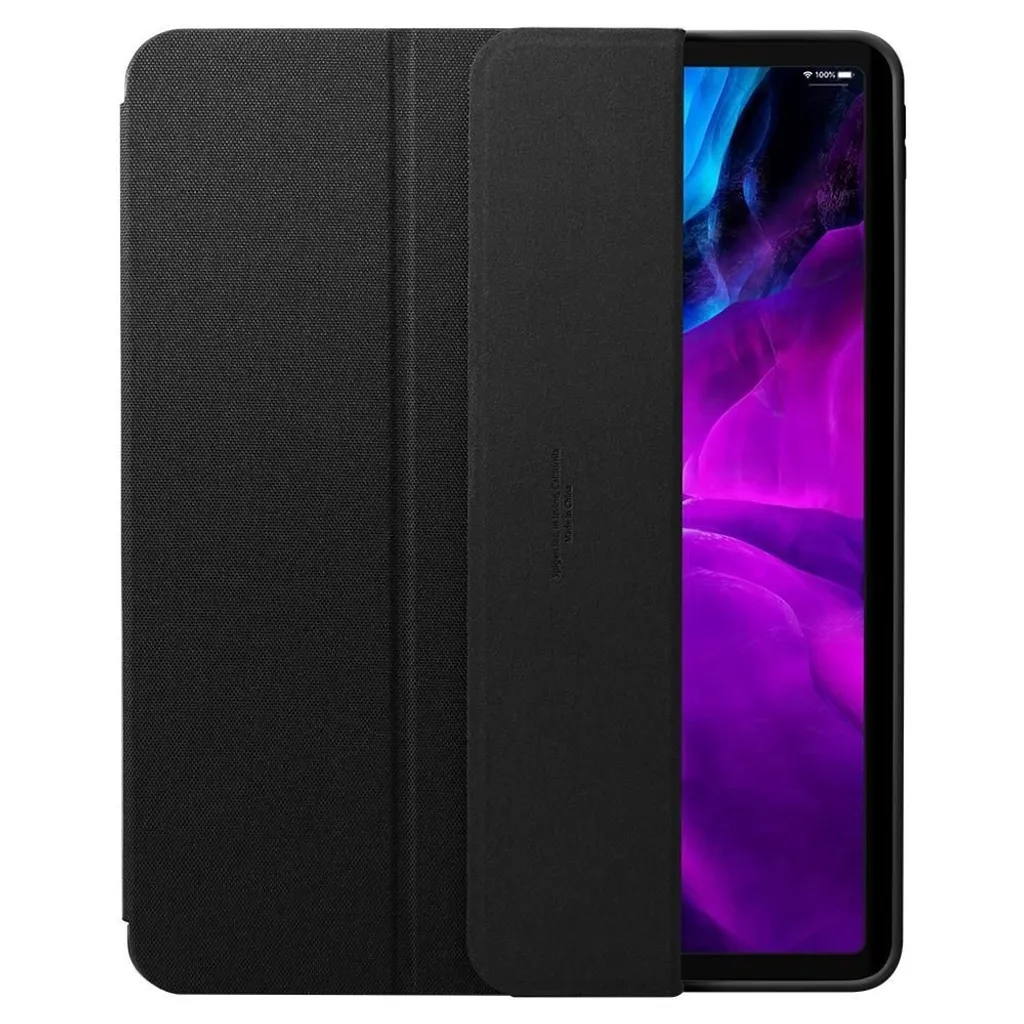 Étui iPad Pro 11 Spigen Urban Fit Noir avec Support et Fermeture Aimant