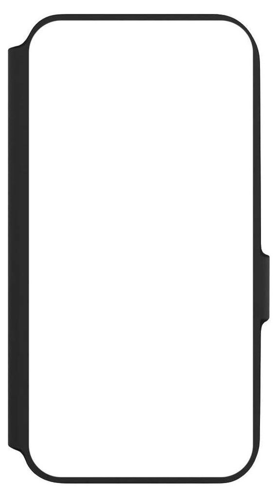 NIVOCASE Klapphülle für Samsung Galaxy A54 5G Handyhülle aus Kunst Leder NIVOflip schwarz Farbe einfarbig weiß