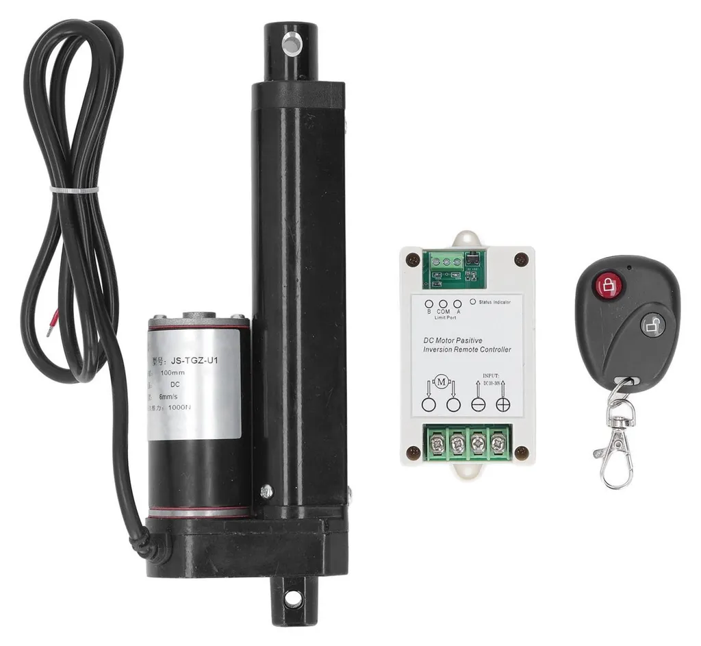 Système d'Actionneur pour Machines avec Télécommande et Course 100mm 24V