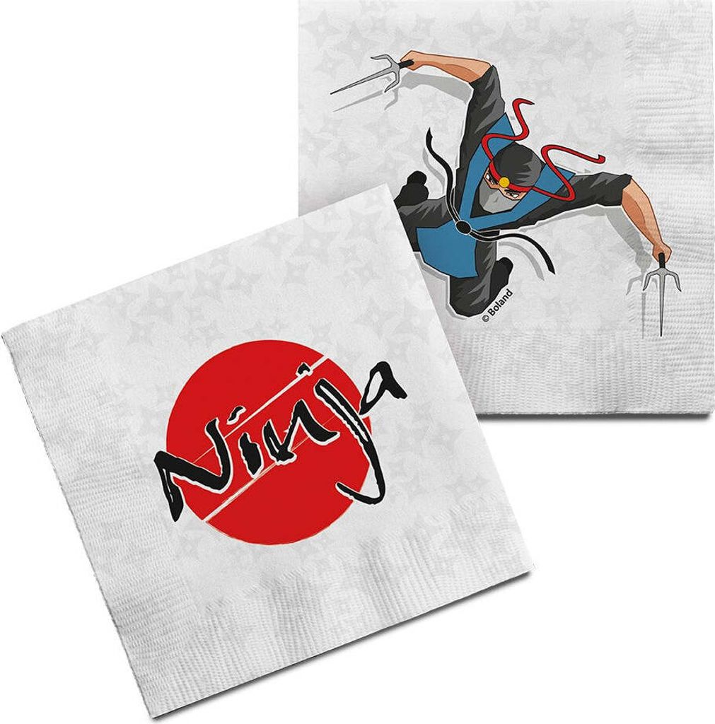 20 Ninja Power Servietten 33cm