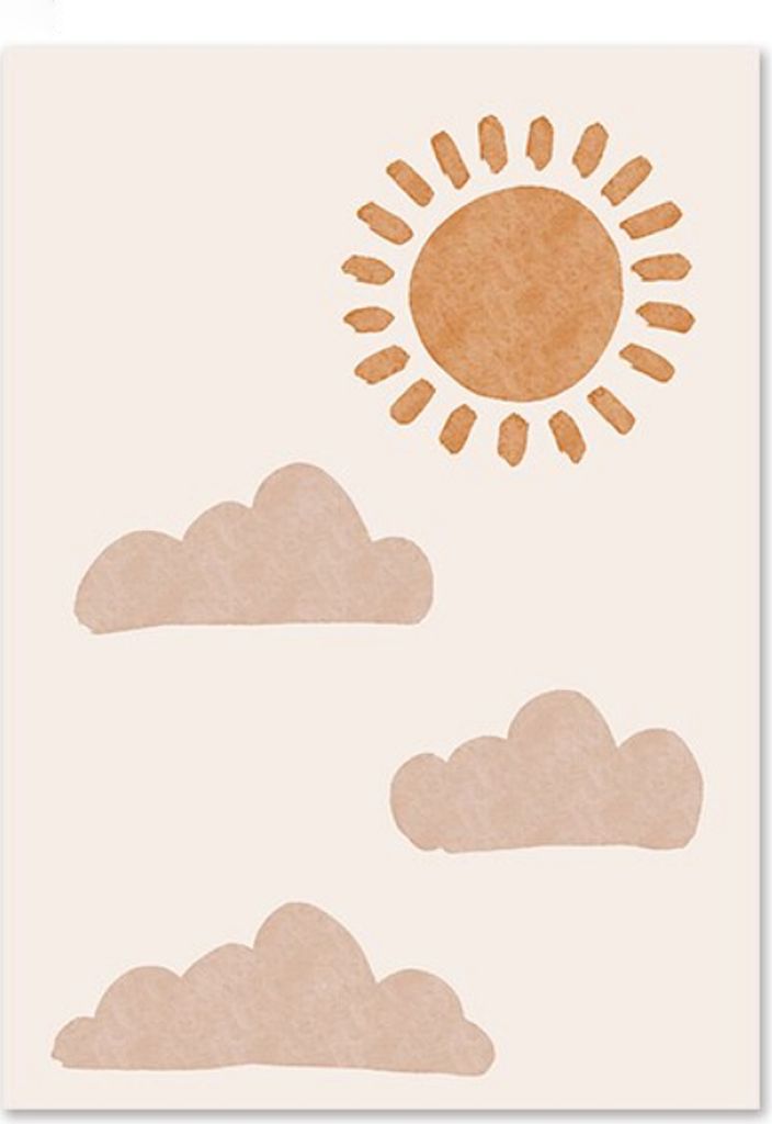 TPFLiving Kunstdruck LW-1025 (OHNE RAHMEN) Poster - Leinwand - Wandbild - Hochauflösender Giclée-Druck, langlebig und hochwertig - ABC, Bär Löw...