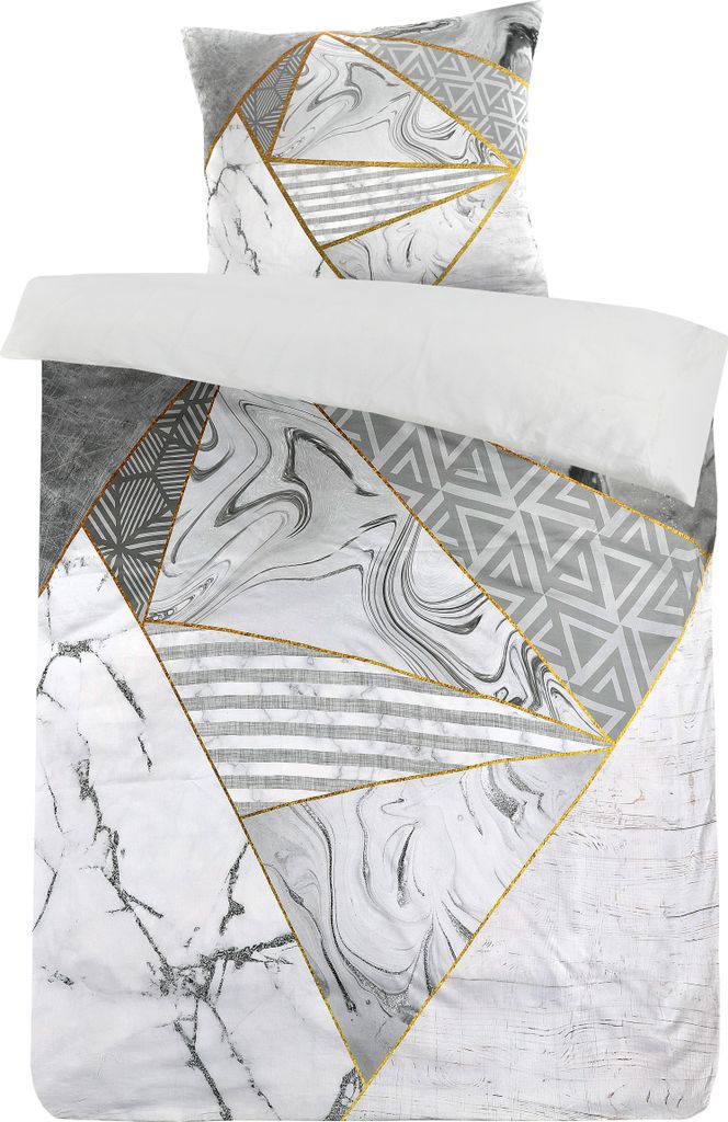 Bettwäsche Bavaria 100-GB Gold 260cm x 220cm / 50cm x 75cm (2 Stk.)