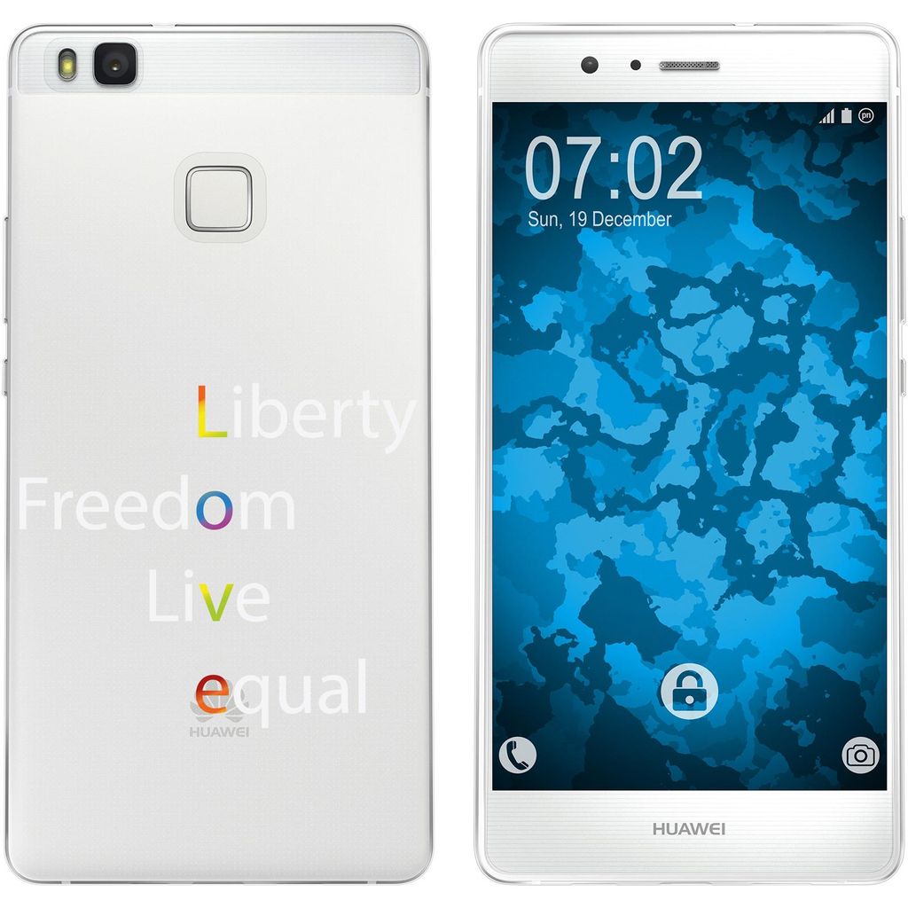 PhoneNatic Case kompatibel mit Huawei P9 Lite Silikon-Hülle pride Wörter M2
