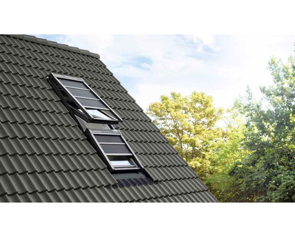 Tenda da sole termica Velux, nera a tinta unita, SSS SK08 Immagine del prodotto 