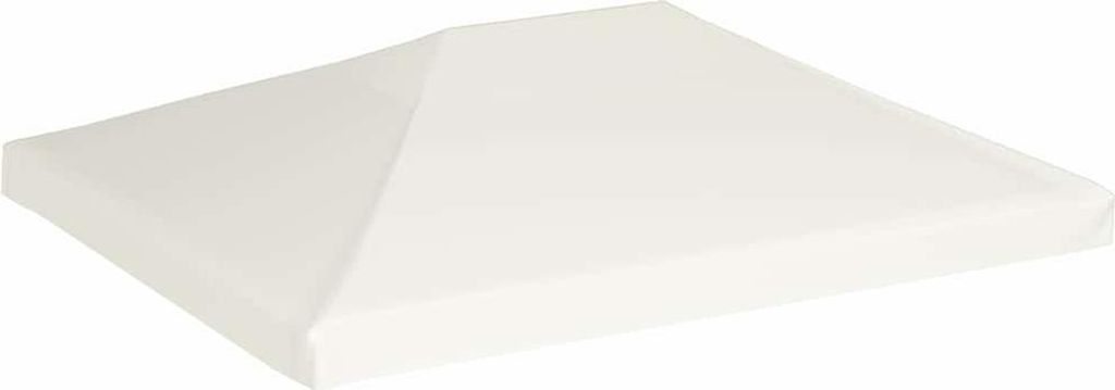 vidaXL Pavillondach 310 g/m² 4x3 m Cremeweiß Produktbild 