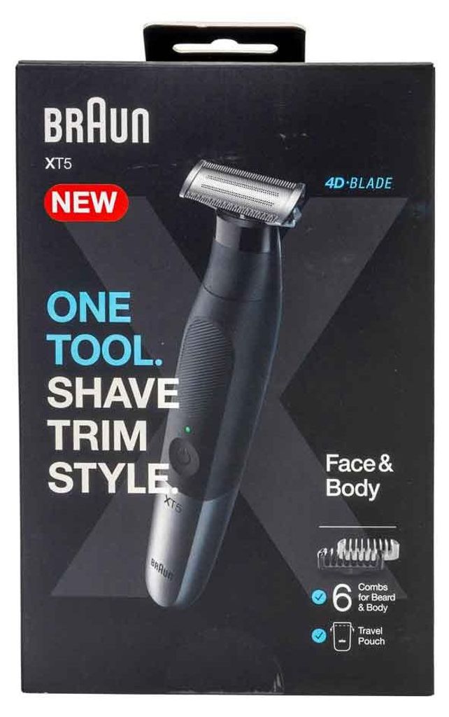 Braun Series X XT5200, Folienschaber, Schwarz, Metallisch, Produktbild 