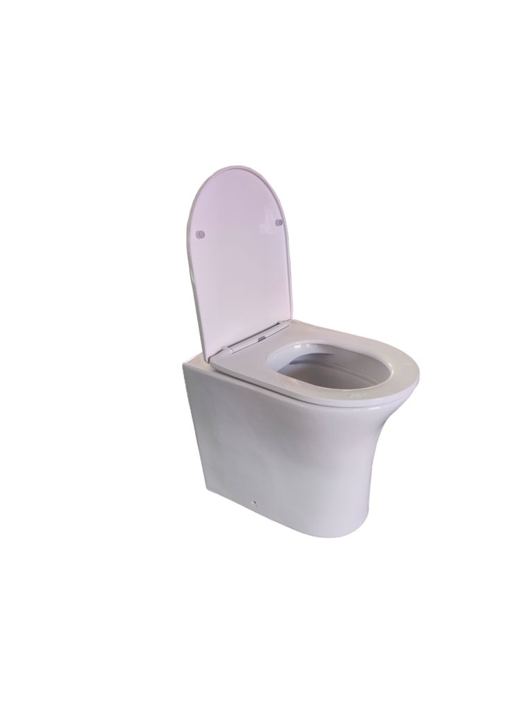NEMOS VEROSAN Stand-WC spülrandlos, Sitz mit