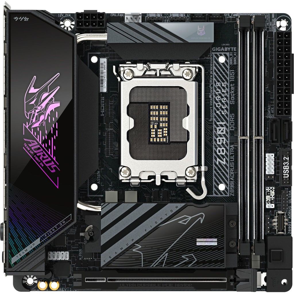 GIGABYTE Z890I AORUS ULTRA, Intel, LGA 1851 (Socket V1), Obrázok produktu 