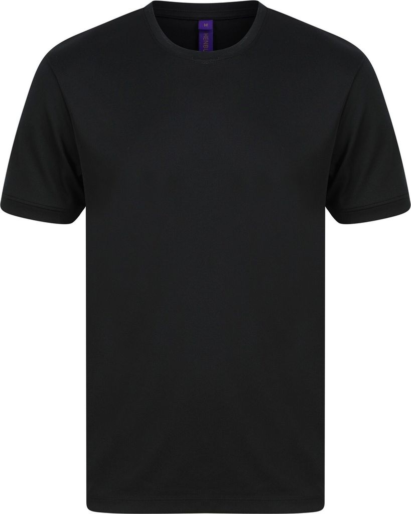 Henbury - "HiCool Performance" T-Shirt für Herren RW8003 (2XL) (Schwarz)
