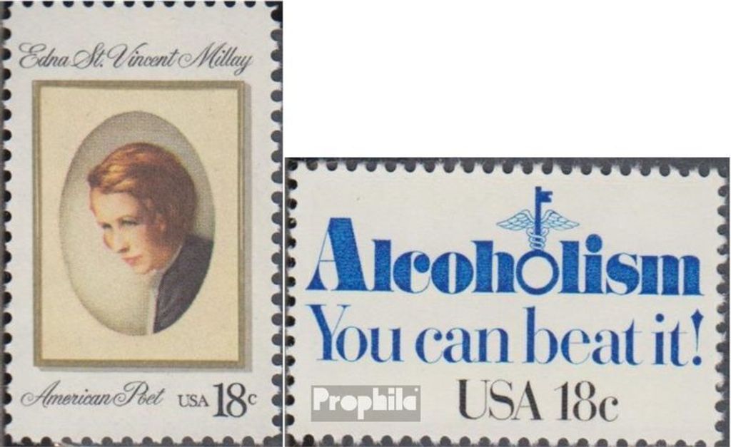 Briefmarken USA 1981 Mi 1498,1499 (kompl.Ausg.) postfrisch Produktbild 