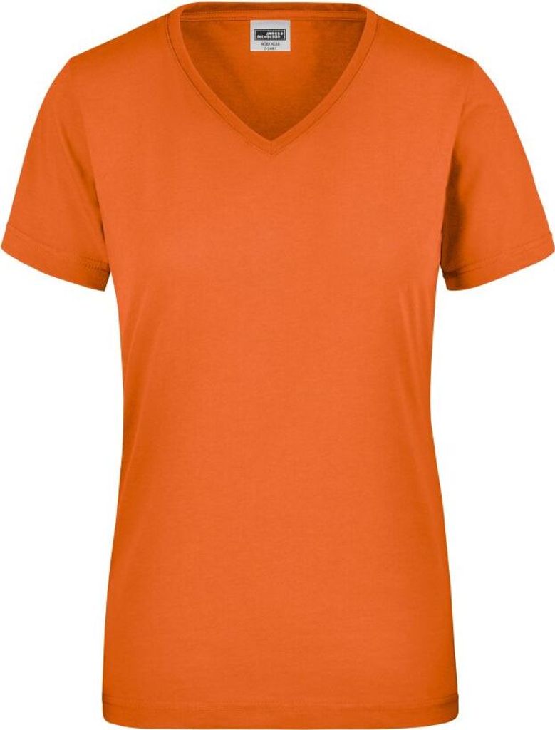 Strapazierfähiges und pflegeleichtes T-Shirt orange, Gr. XXL
