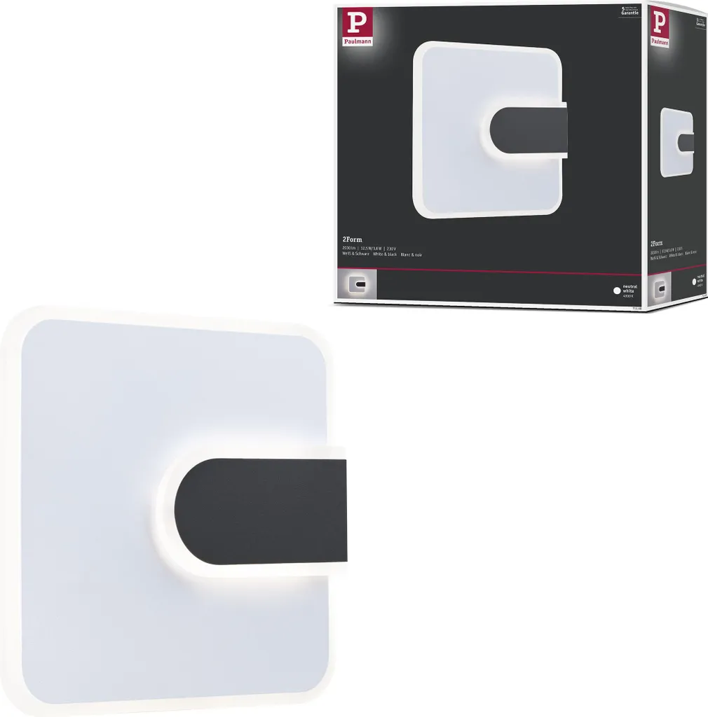 Applique LED Design Paulmann 2Form - Illuminazione d'Interni Elegante
