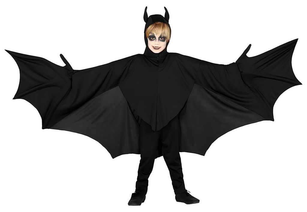 Disfraz de murciélago para niños, talla: 128/134 Imagen del producto 