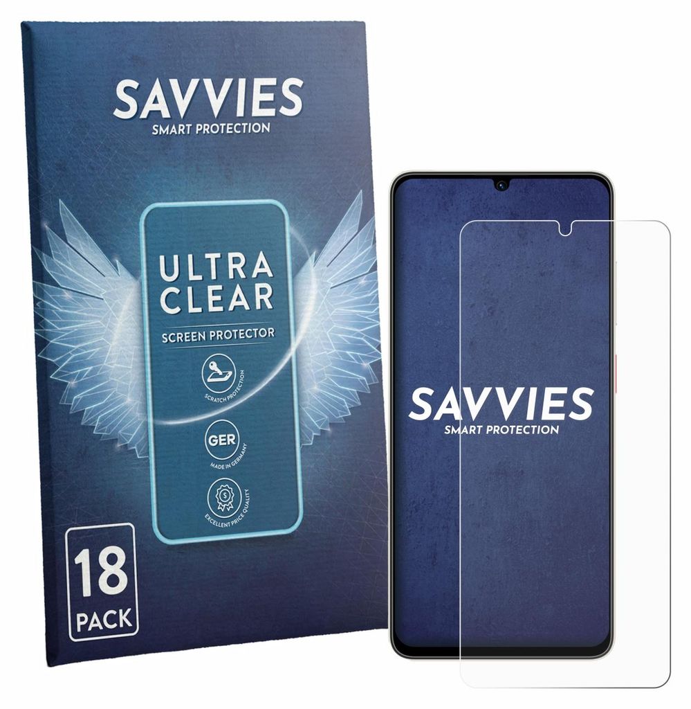 18x Für ZTE Blade A56 Schutzfolie Savvies Displayschutz Display Schutz Folie Klar Transparent