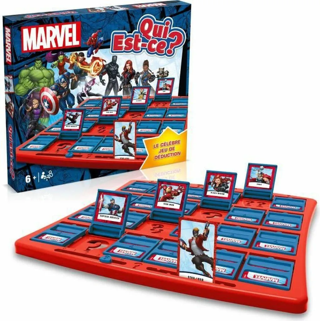 Qui est-ce Marvel Jeu de Voyage pour Jouer en Famille avec Enfants