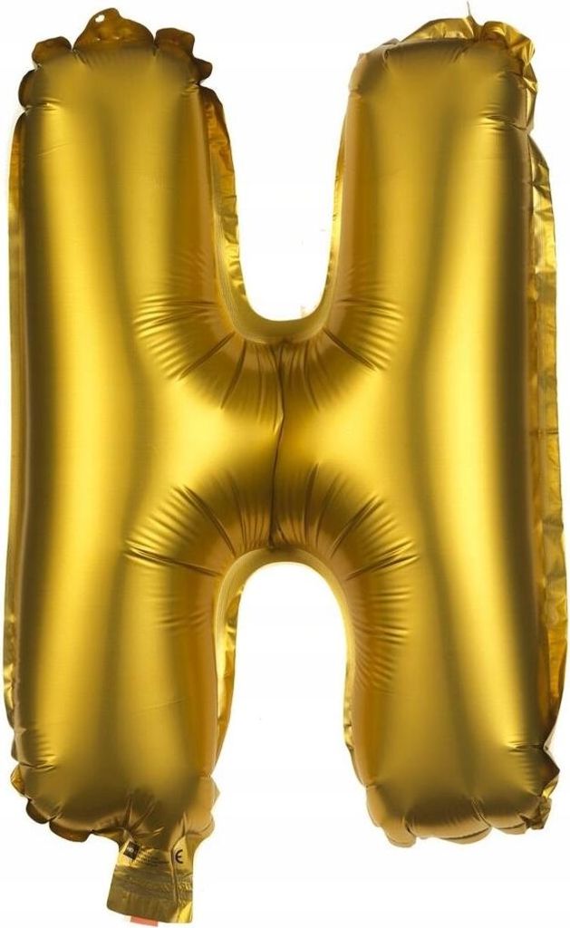 Goldener H-Förmiger Folienballon 40 Cm