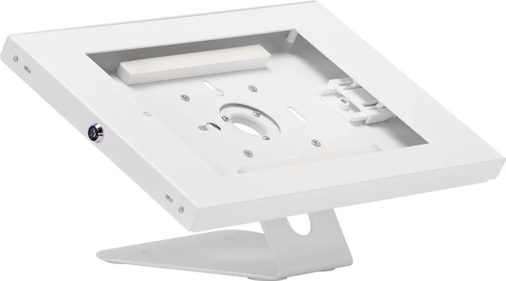 Support tablette mural en acier avec cadre de protection MC-475W blanc - 5