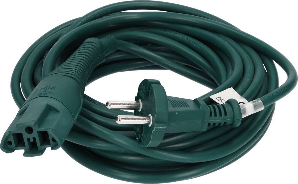 easyPART passend für 10034596 EUROPART Stromkabel Ersatzkabel Kabel Anschlusskabel 7m Schuko Stecker Strom Anschluss passend für Vorwerk Stielsta...