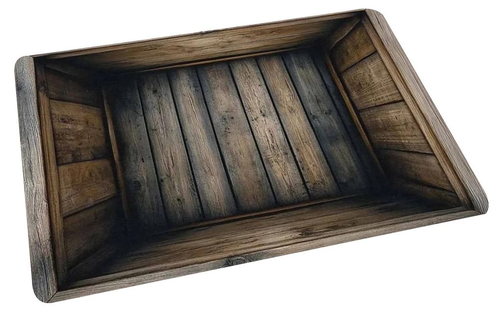 3D-Optische-Täuschung-Fußmatte, rutschfester Teppich mit rutschfester Unterseite, weichem Memory-Schaum-Kissen, optischer Verzerrungsteppich, Woh...