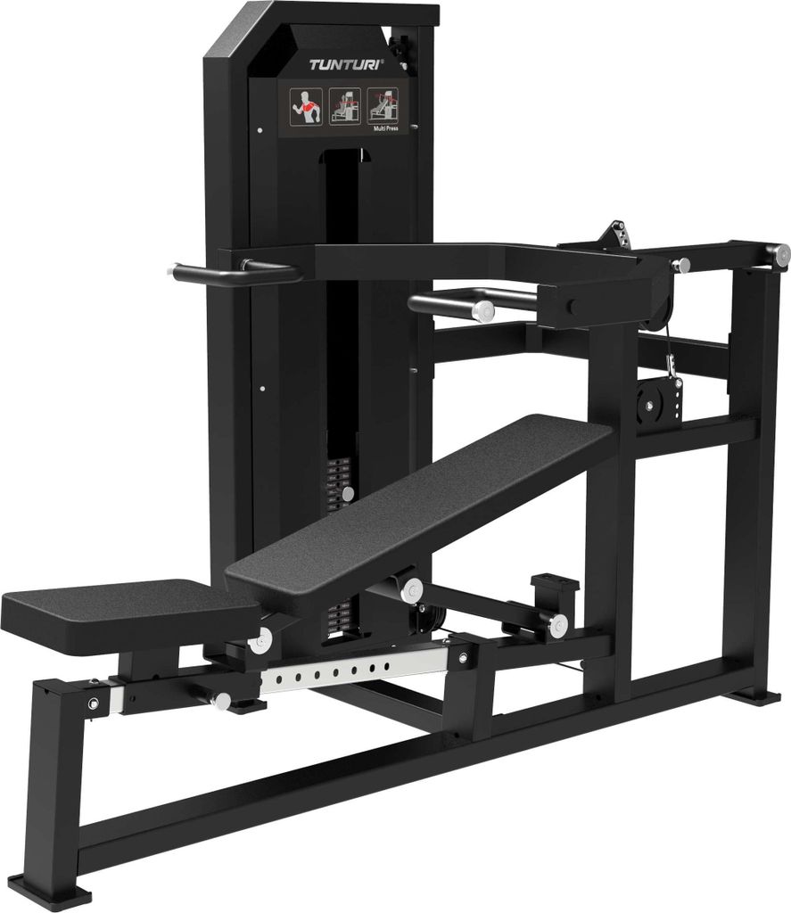 Tunturi Platinum Multi Press Kraftstation – Verstellbar – Ganzkörper-Training für den Oberkörper – V-Serie