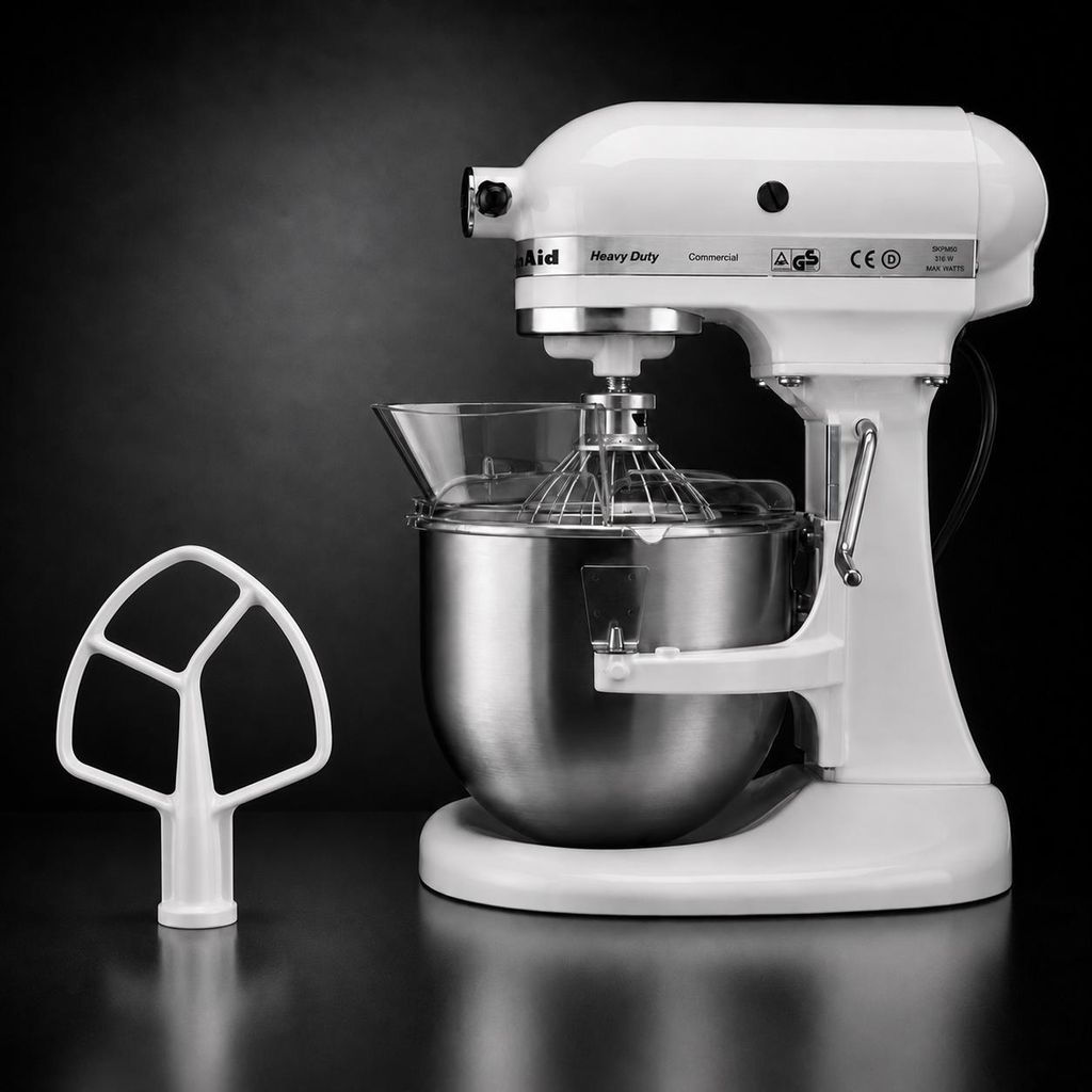 Frusta piatta 5K5A2B compatibile con i robot da cucina Immagine del prodotto 