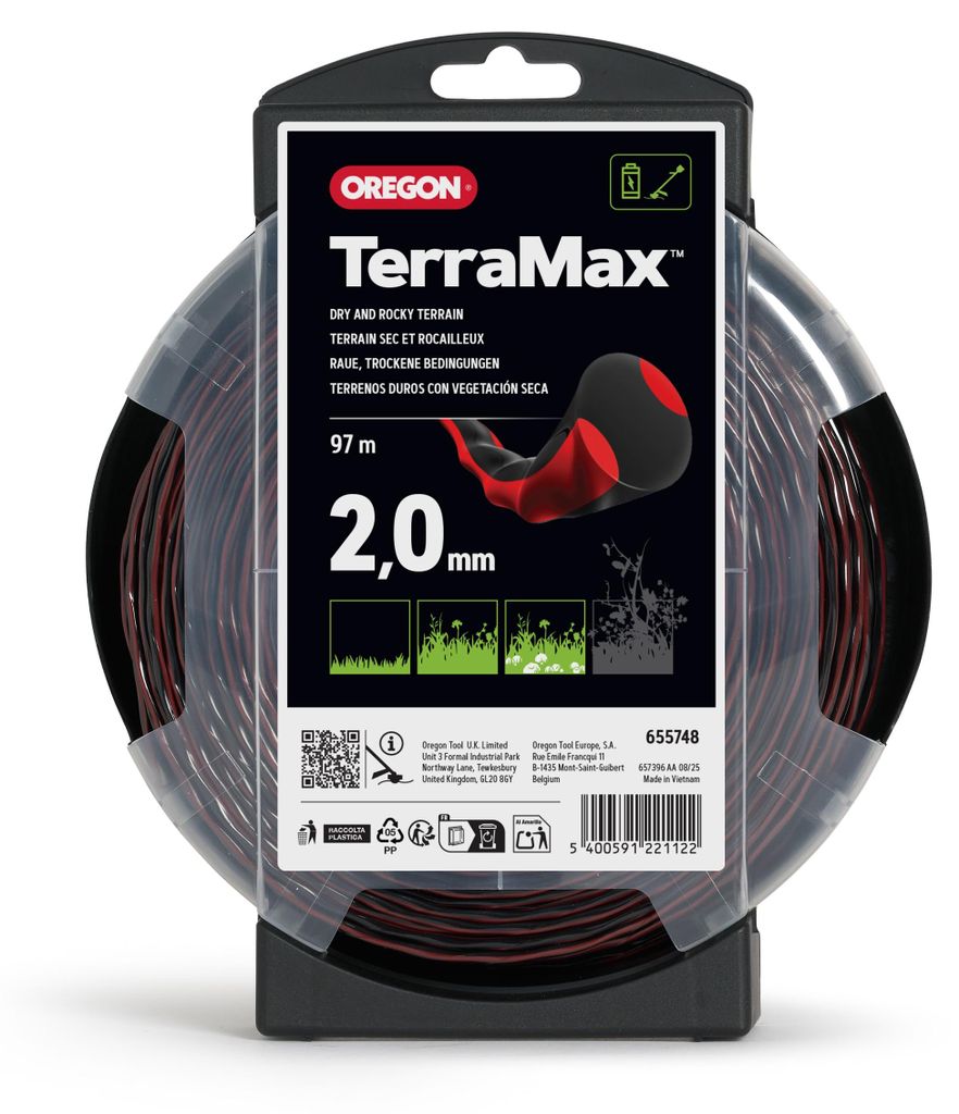 Oregon Freischneidefaden Terramax, 2,0 mm x 97 m Produktbild 