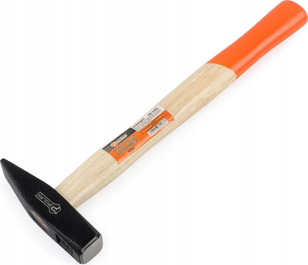 Schlosserhammer Polax 300 g – Holzgriff, langlebiger Stahlkopf, ideal für Handwerker und Metallbearbeitung