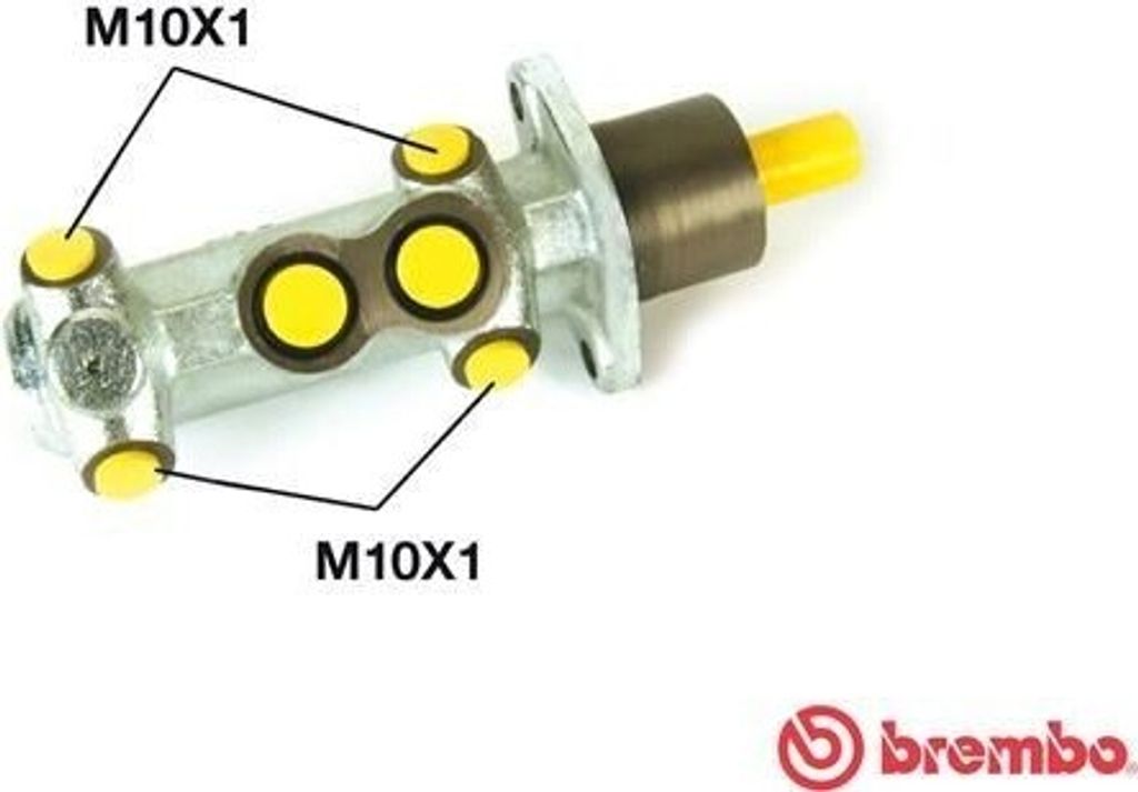 BREMBO M 23 035 Bremszylinder Hauptbremszylinder für FIAT GRANDE PUNTO (199) PUNTO (188) PALIO Weekend (178DX) Siena (178, 172) PALIO (178BX)