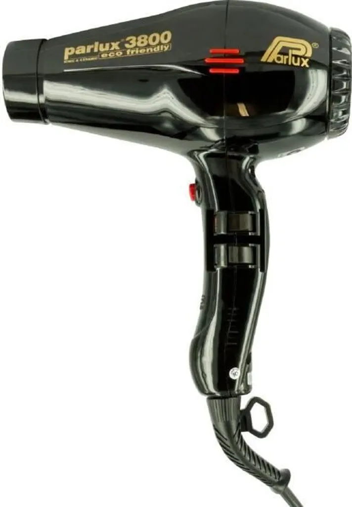 Sèche-cheveux Parlux 3800 Ionic Ceramic Noir - Puissant et Écologique