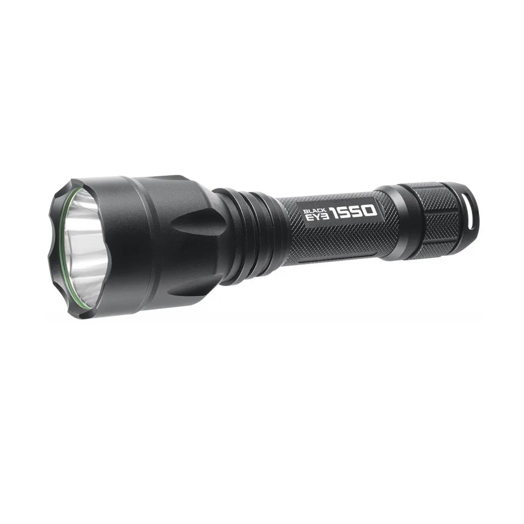 Lampe torche LED tactique Mactronic 1550 lumens noire haute intensité