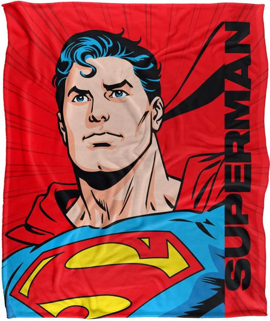 Couverture Superman Colorée Taille Unique TV19017 Design Multicolore