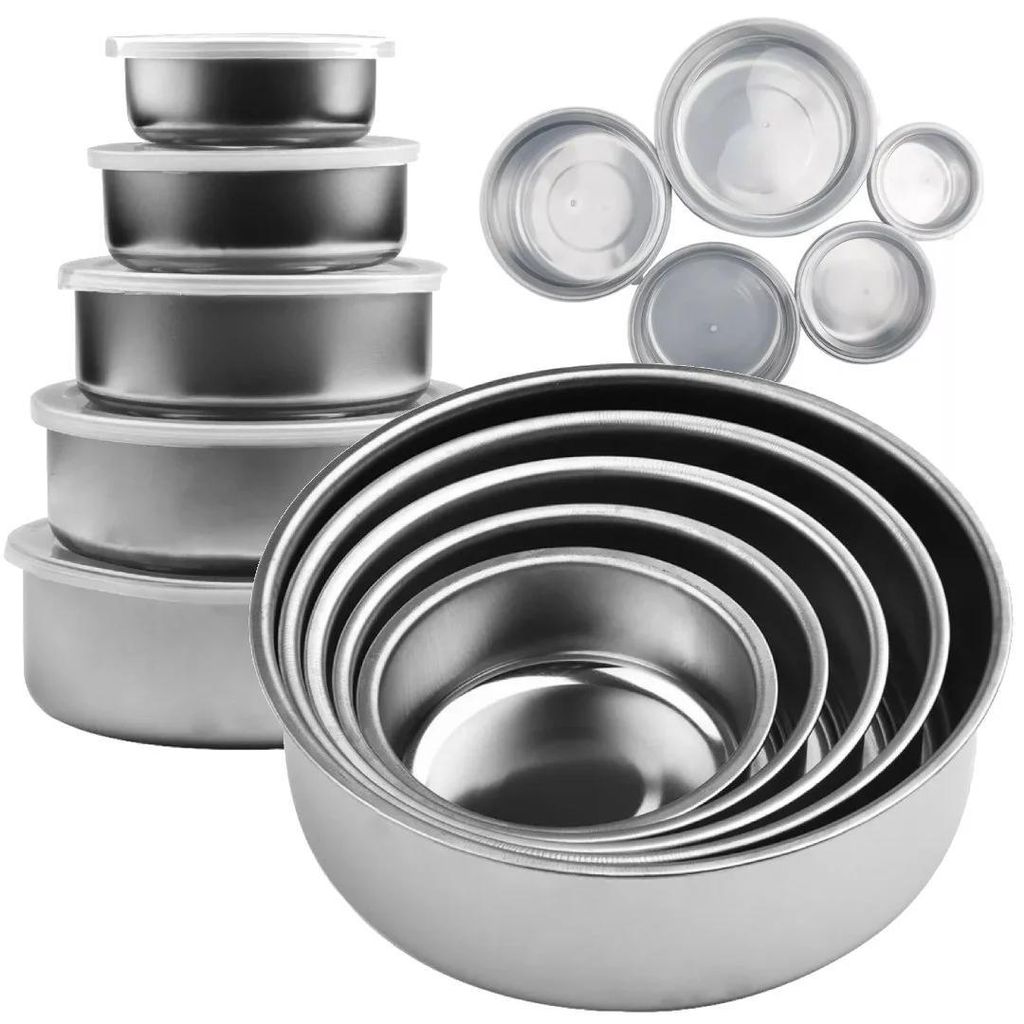 5X gastronomické ocelové kuchyňské mísy Obrázek produktu 