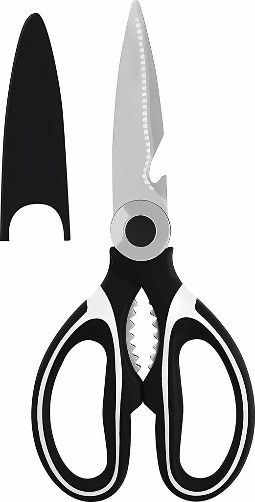 KÜCHENSCHERE 20,5cm aus Edelstahl mit Schutzabdeckung Produktbild 