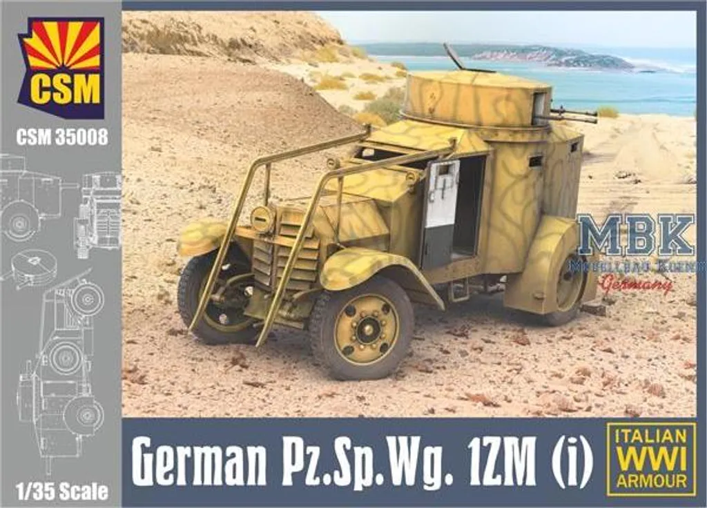 Maquette Pz.Sp.Wg. 1ZM allemand sans défaut d'ajustement CSM35008 1/35