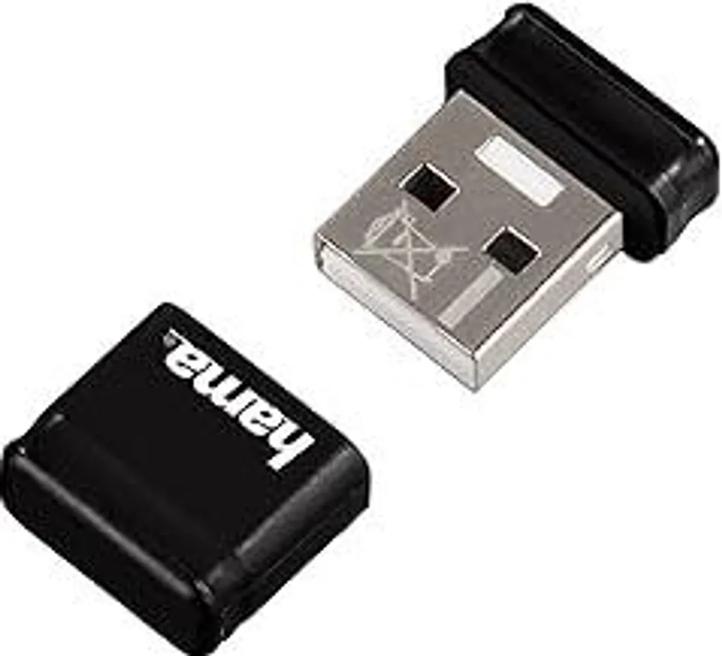 Hama FlashPen 16GB USB 2.0 Mini - Design Invisibile Nero