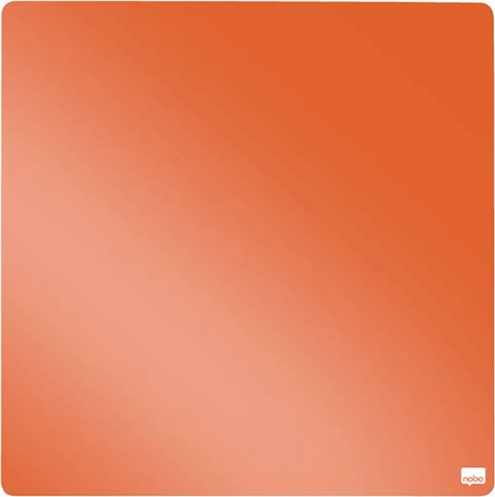 Tableau effaçable à sec orange 360mm magnétique avec surface laquée - 2