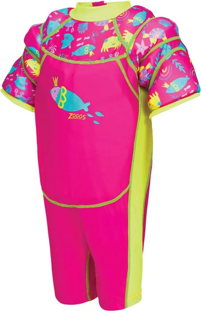 Maillot de Bain Aide à la Nage Rose 4-5 Ans Zoggs pour Piscine et Mer