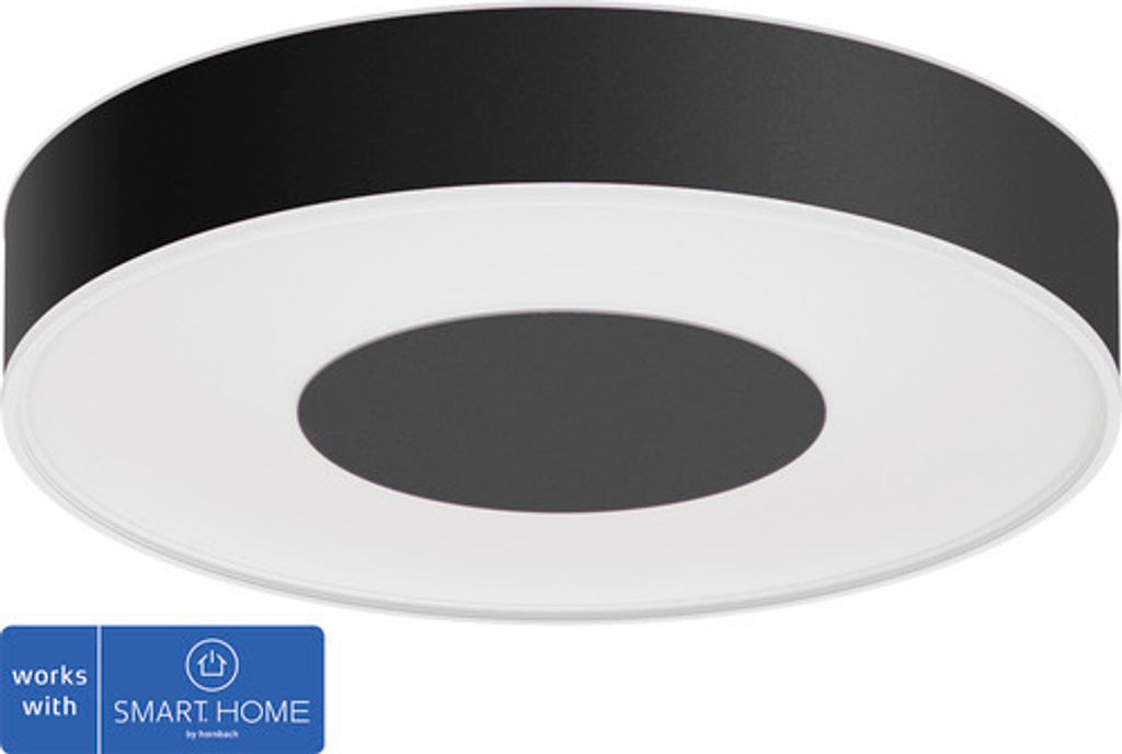 Philips Hue White and Color ambiance Infuse Deckenleuchte M schwarz - Intelligente Deckenbeleuchtung - Bluetooth - Schwarz - LED - Metall - Nicht a...