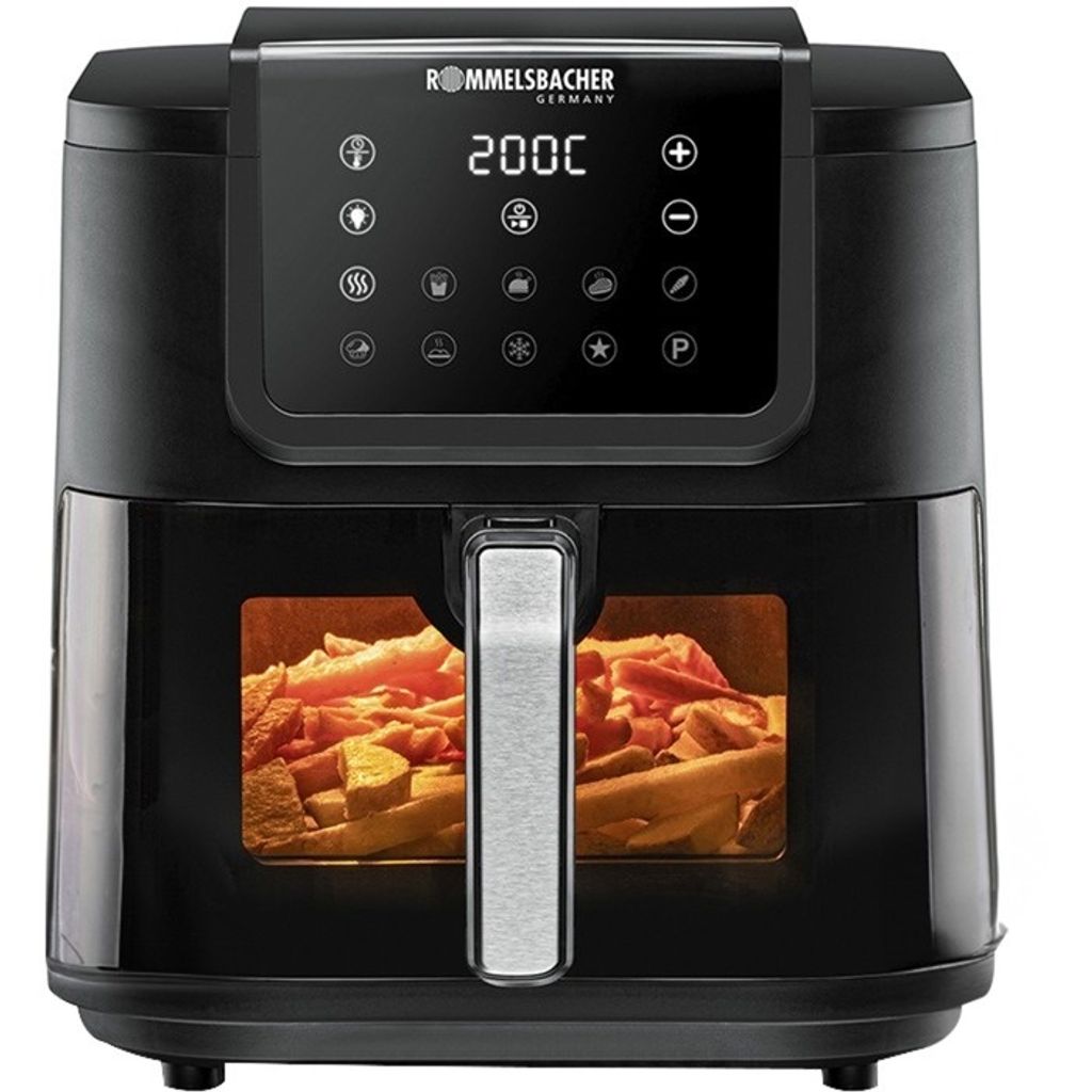 Rommelsbacher FRH 1700 Fritteusen Schwarz-Edelstahl Produktbild 