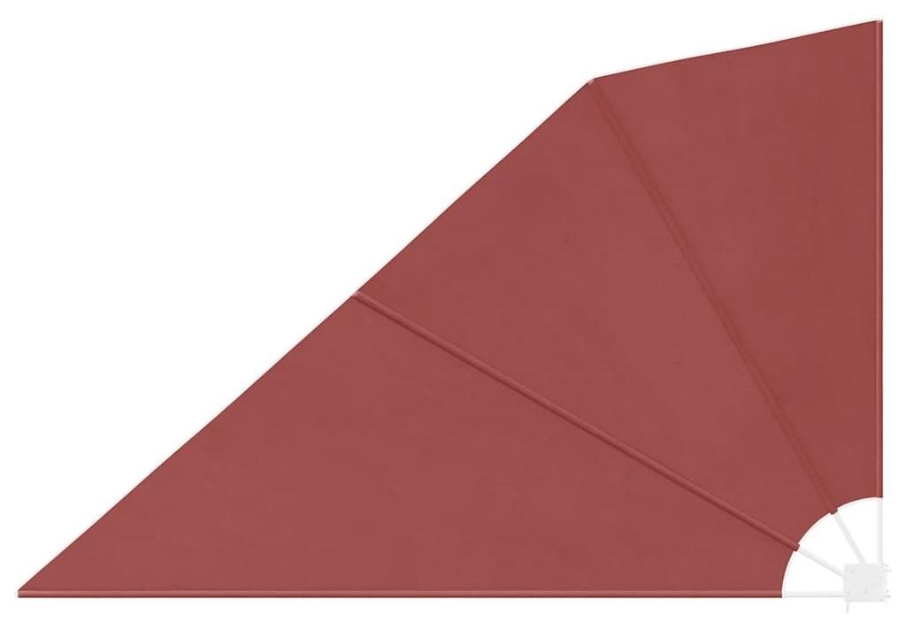 vidaXL Éventail de balcon pliable Terracotta-Rouge 160×240 Image du produit 